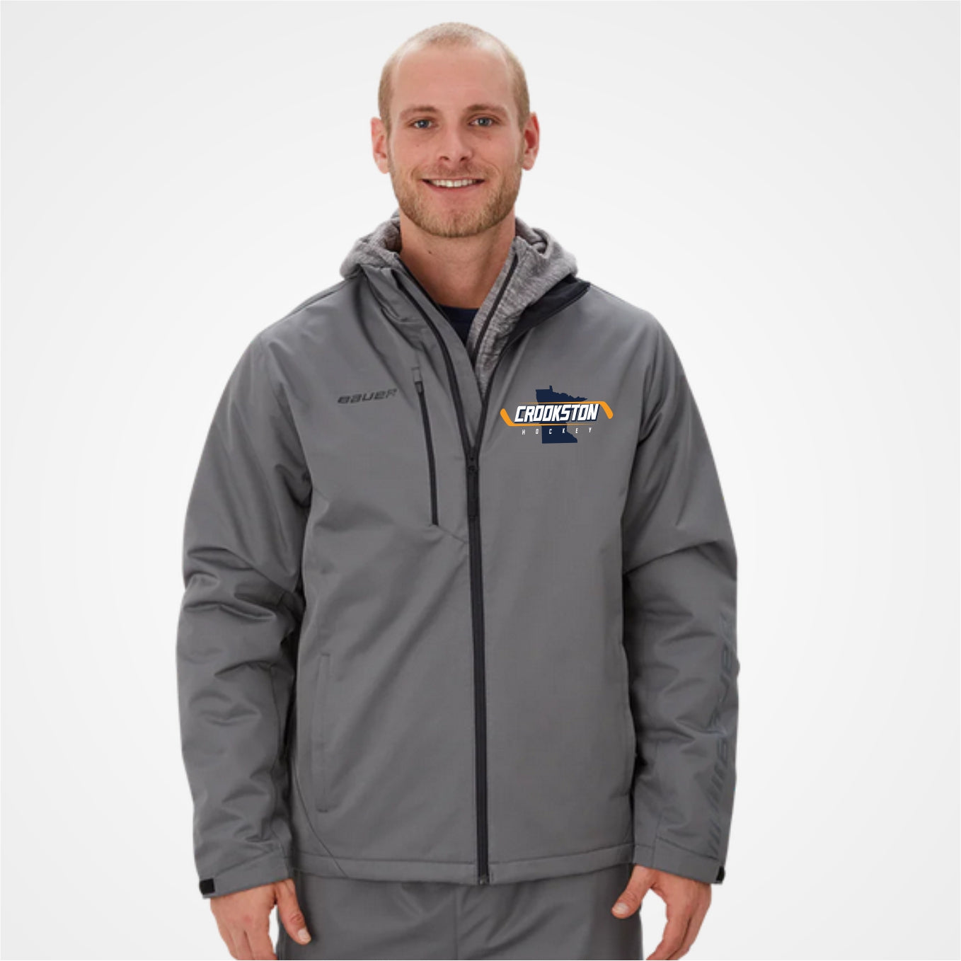 Crookston Youth Hockey - Bauer Midweight Jacket - Youth/Adult