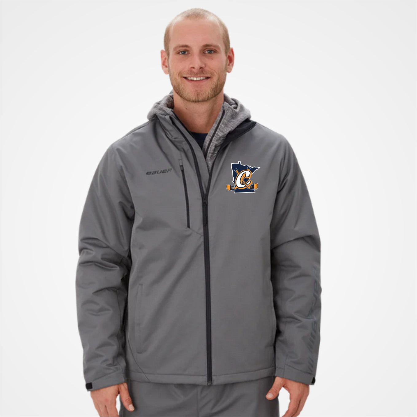 Crookston Youth Hockey - Bauer Midweight Jacket - Youth/Adult