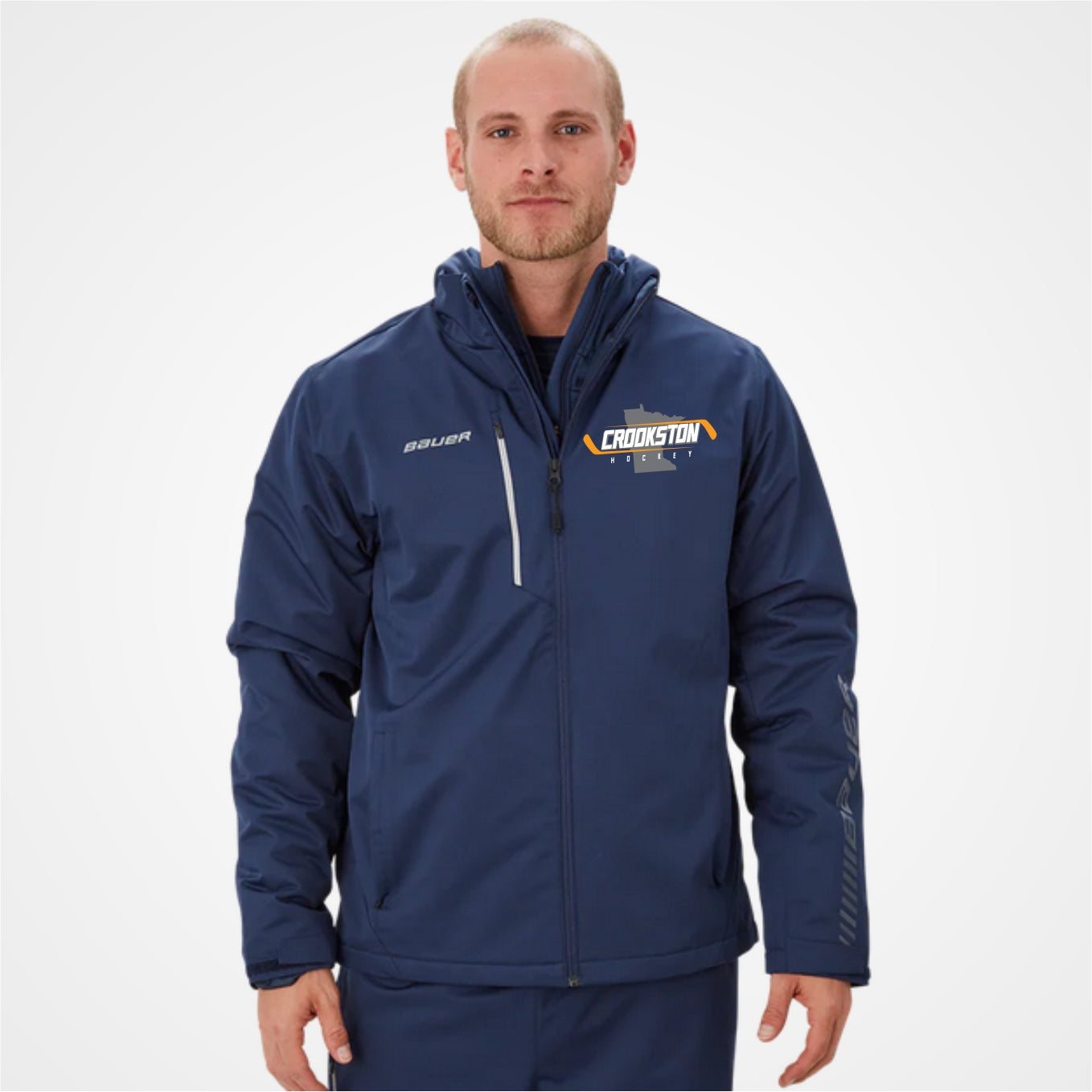 Crookston Youth Hockey - Bauer Midweight Jacket - Youth/Adult