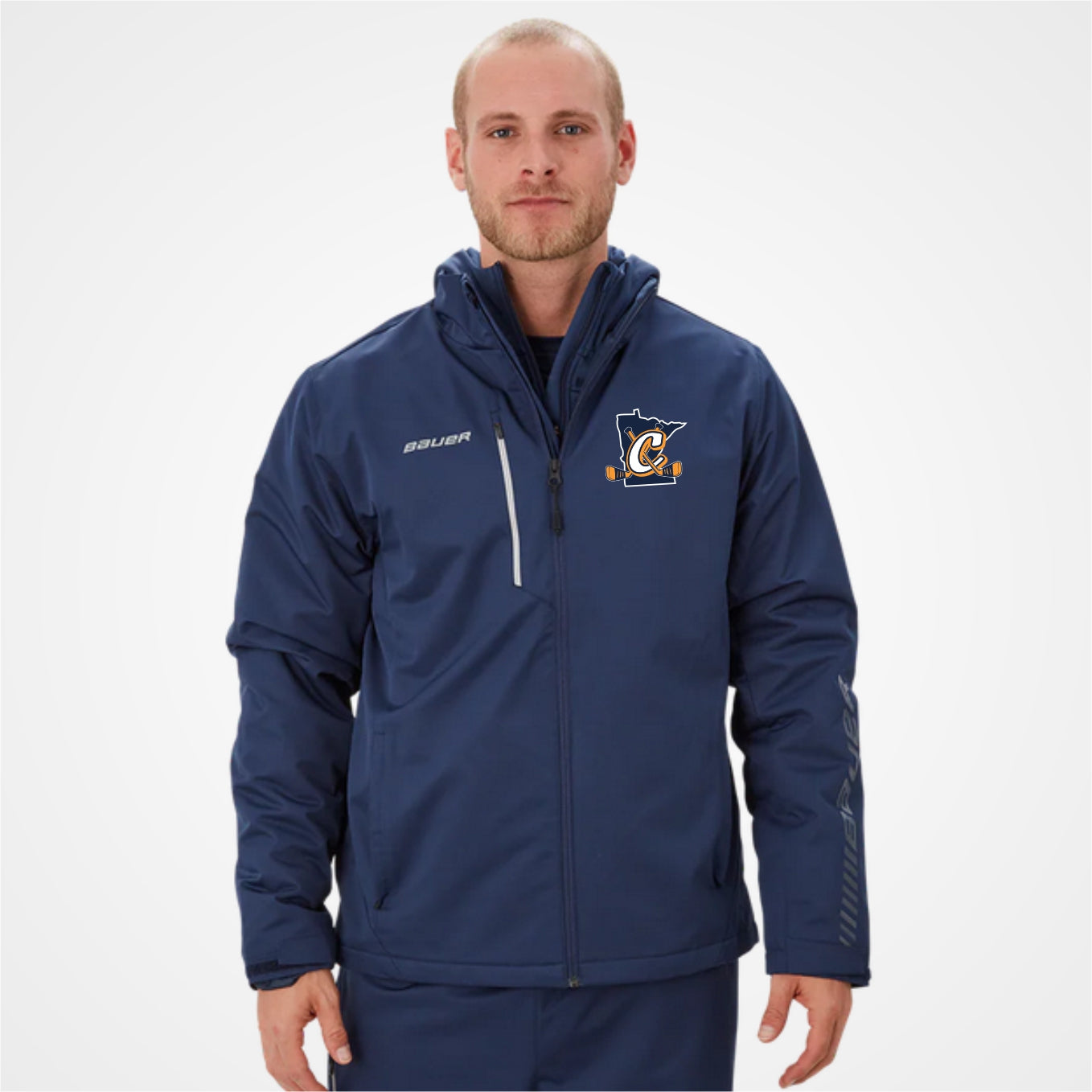 Crookston Youth Hockey - Bauer Midweight Jacket - Youth/Adult