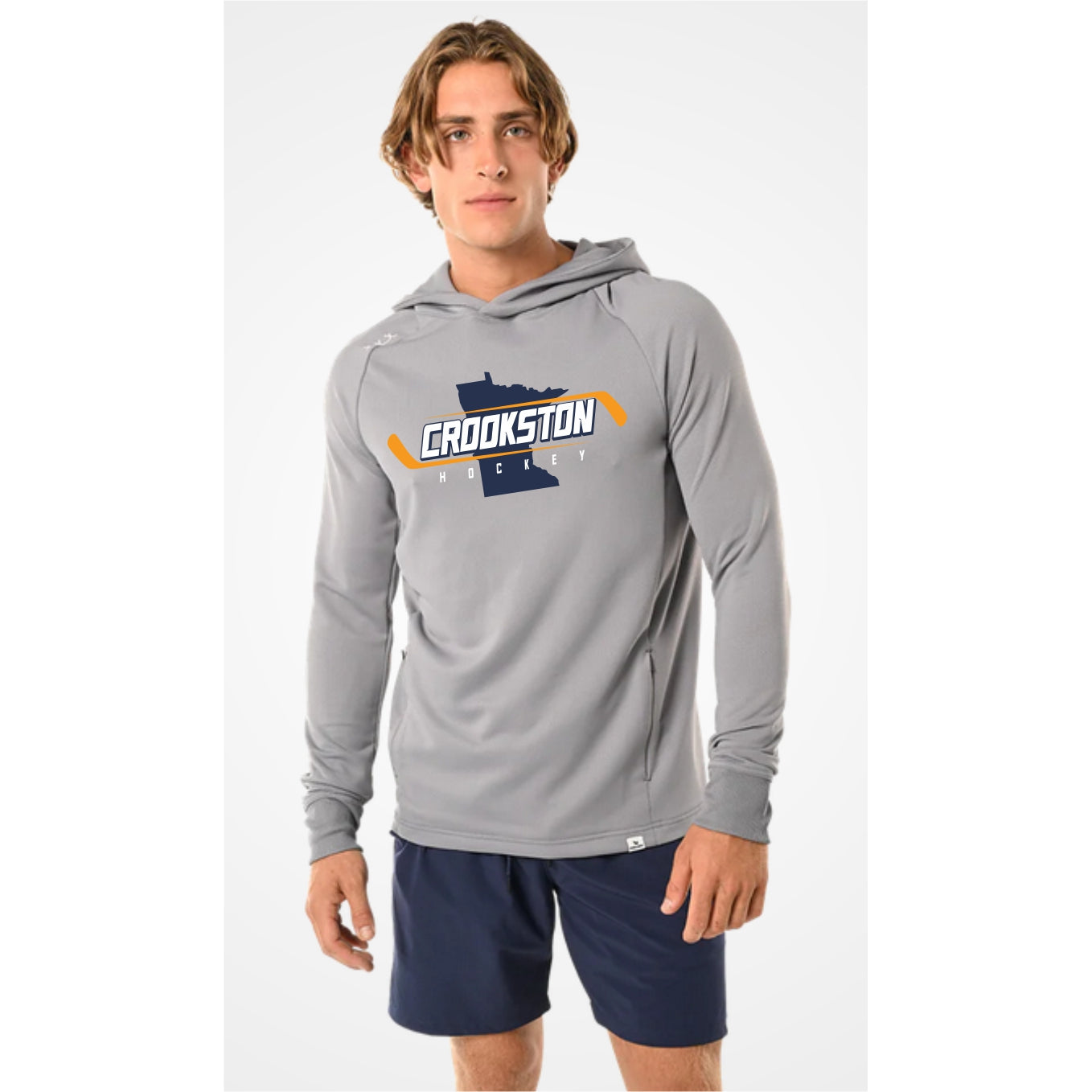 Crookston Youth Hockey - "Exclusive" Bauer Tech Fleece Hoodie- Adult