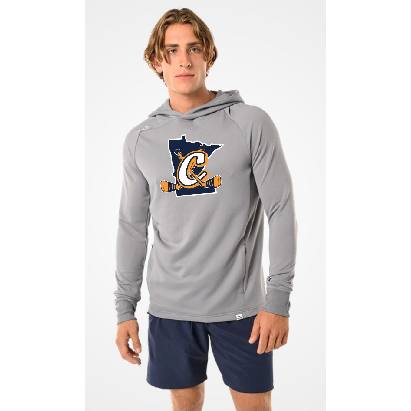 Crookston Youth Hockey - "Exclusive" Bauer Tech Fleece Hoodie- Adult