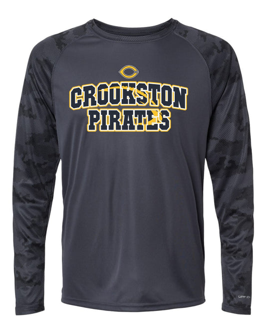 Pirate Football -- Cayman Camo Long Sleeve -- Adult