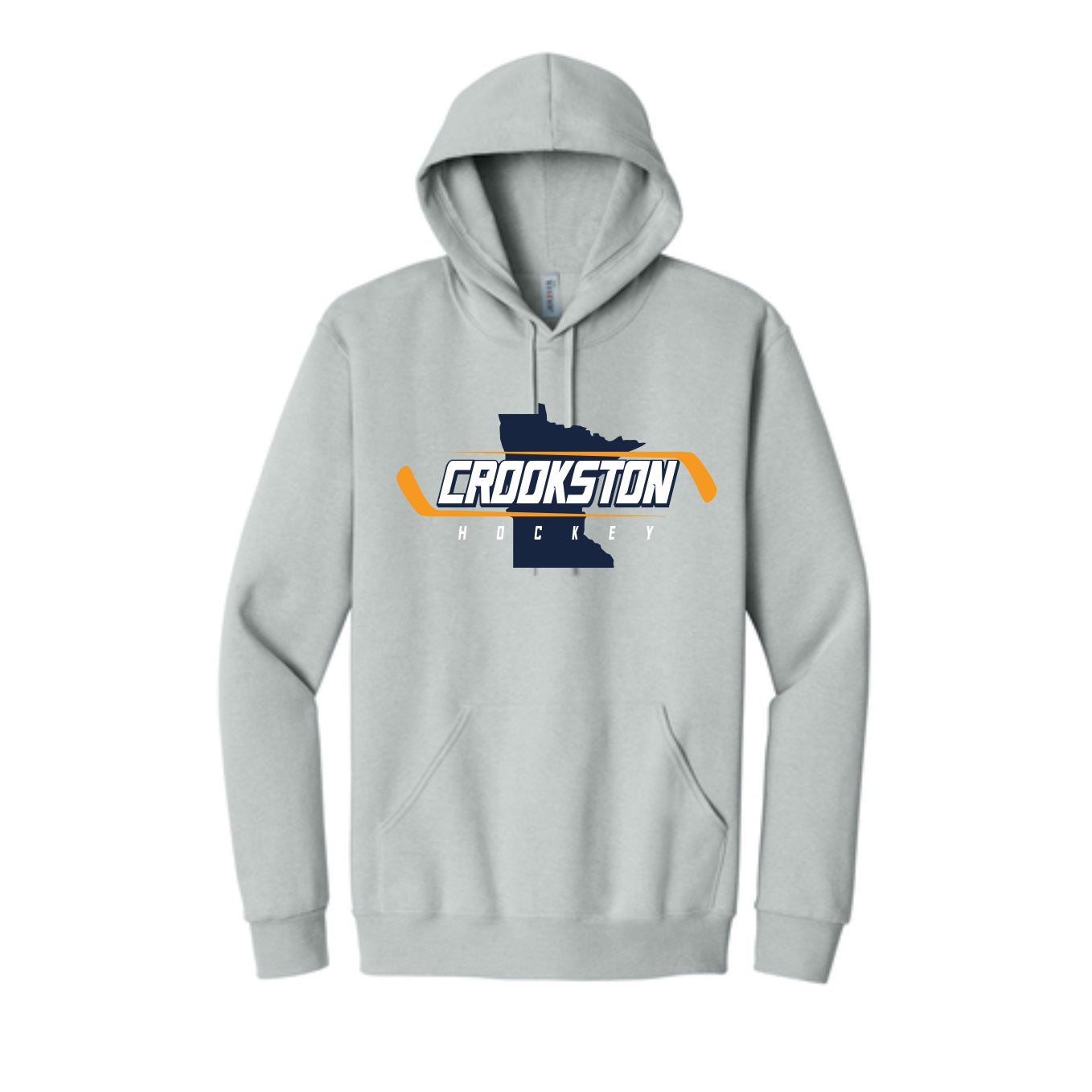 Crookston Youth Hockey - Soft Fleece Hoodie - Youth/Adult