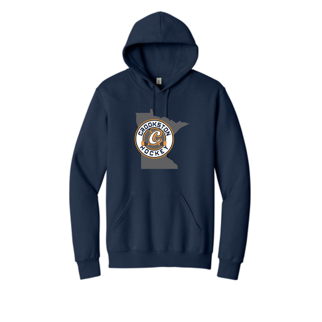 Crookston Youth Hockey - Soft Fleece Hoodie - Youth/Adult