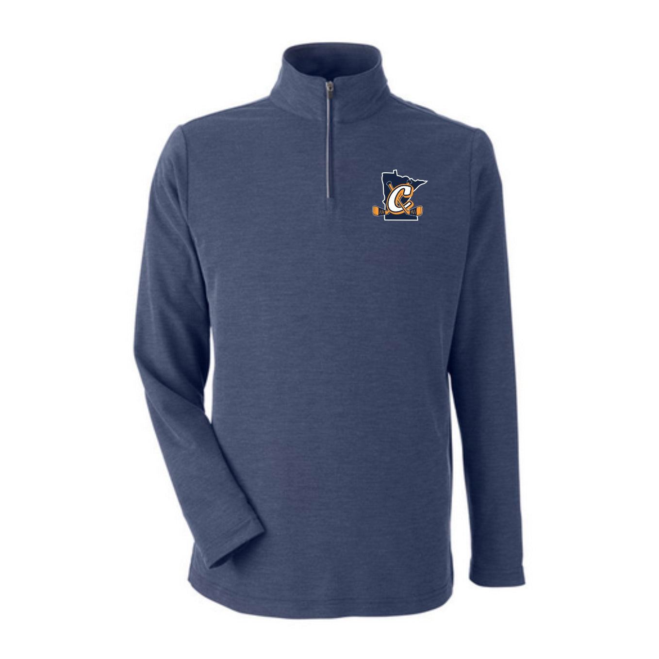 Crookston Youth Hockey - Fusion ChromaSoft Quarter Zip - Adult