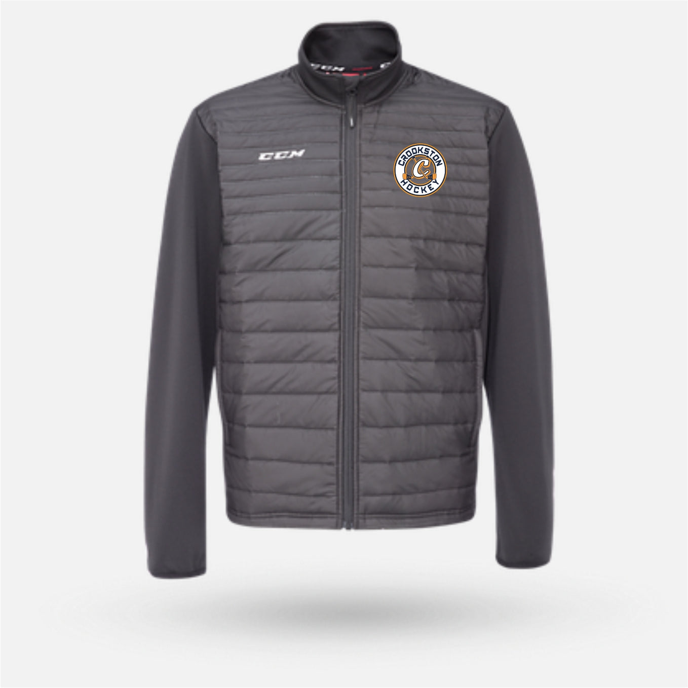 Crookston Youth Hockey - CCM Quilted Jacket - Youth/Adult