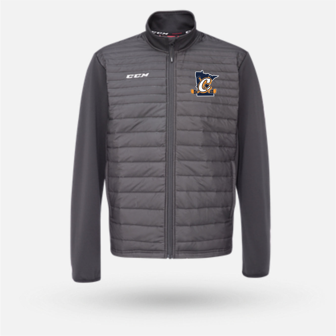 Crookston Youth Hockey - CCM Quilted Jacket - Youth/Adult