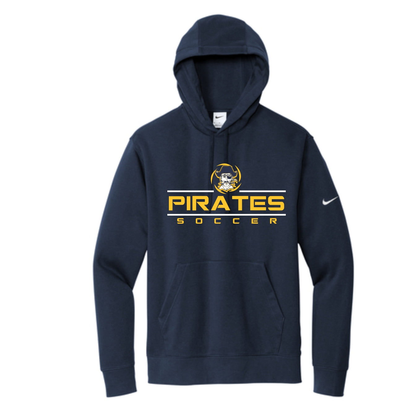 Pirate Girls Soccer -- Nike Fleece Pullover -- Adult