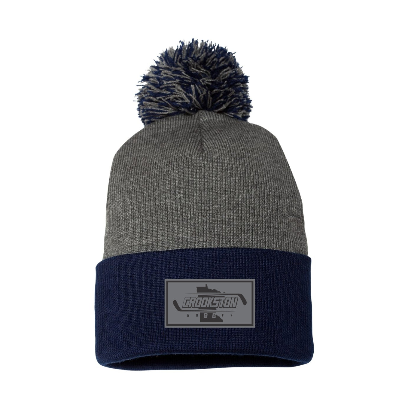 Crookston Youth Hockey - Pom Pom Beanie