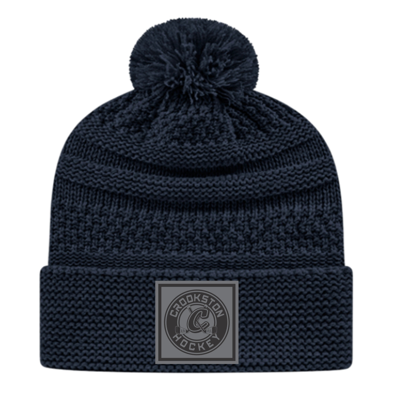 Crookston Youth Hockey - Cable Knit Beanie