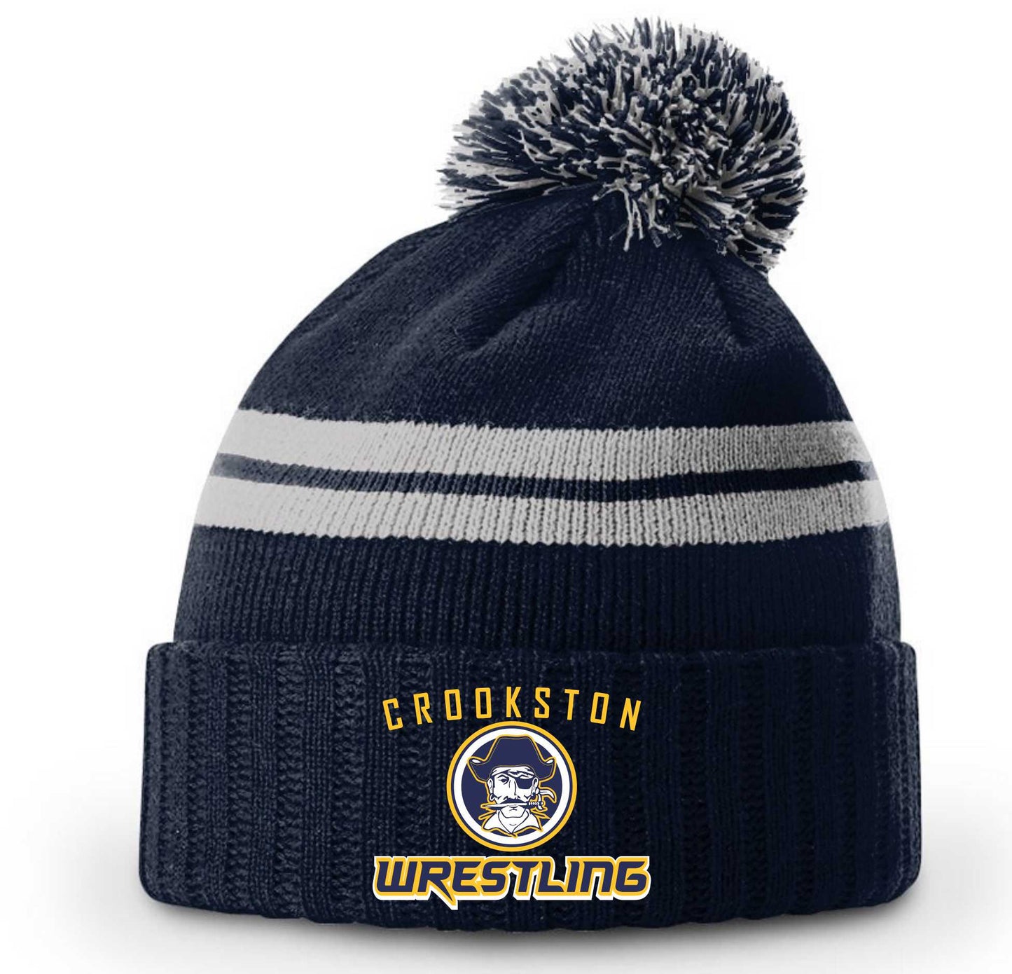 Pirate Wrestling -- Short Pom Beanie