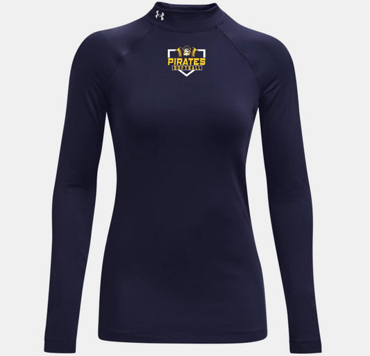 Pirate Softball -- UA ColdGear Mock Neck