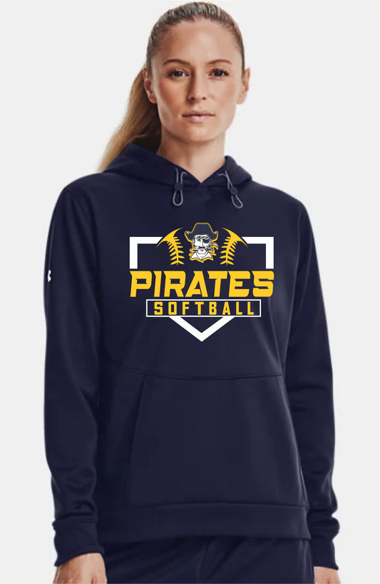 Pirate Softball -- UA Armour Fleece Storm Hoodie