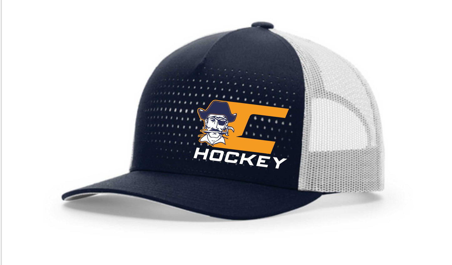 Pirate Hockey - Laser Cut Five Panel Trucker