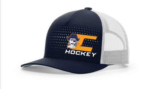 Pirate Hockey - Laser Cut Five Panel Trucker