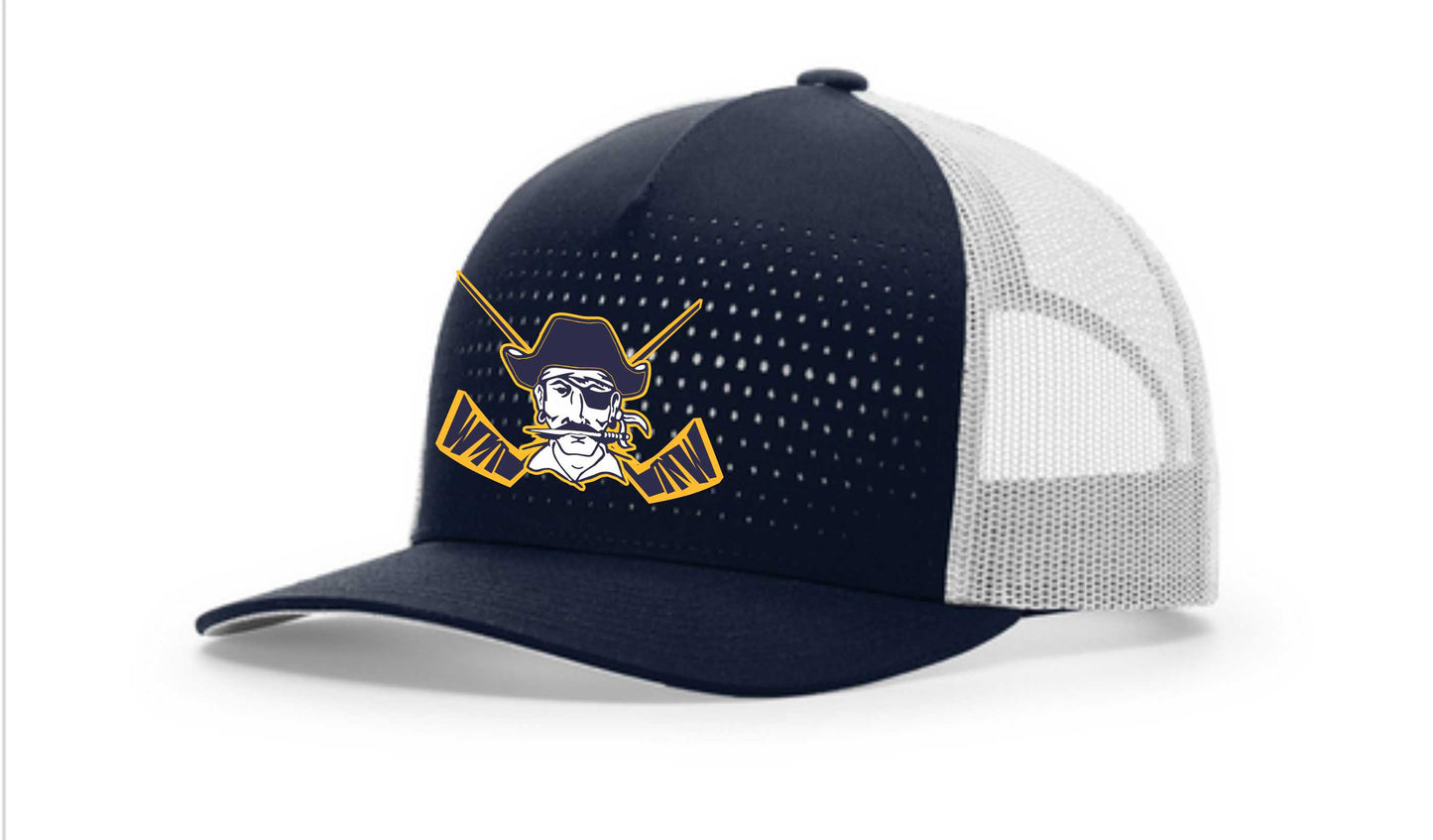Pirate Hockey - Laser Cut Five Panel Trucker