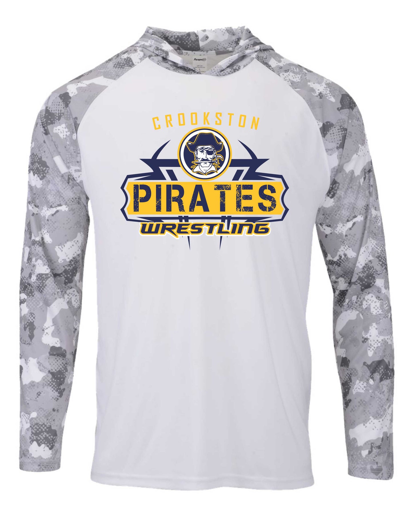 Pirate Wrestling -- Extreme Performance Hooded Shirt