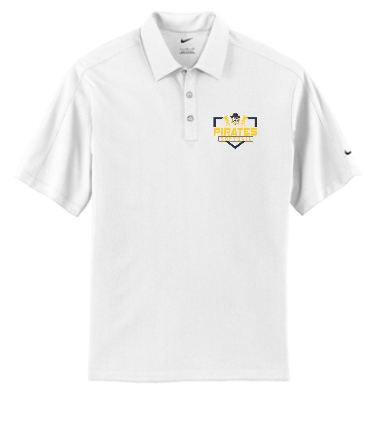 Pirate Softball - Nike Dri-FIT Mesh Polo