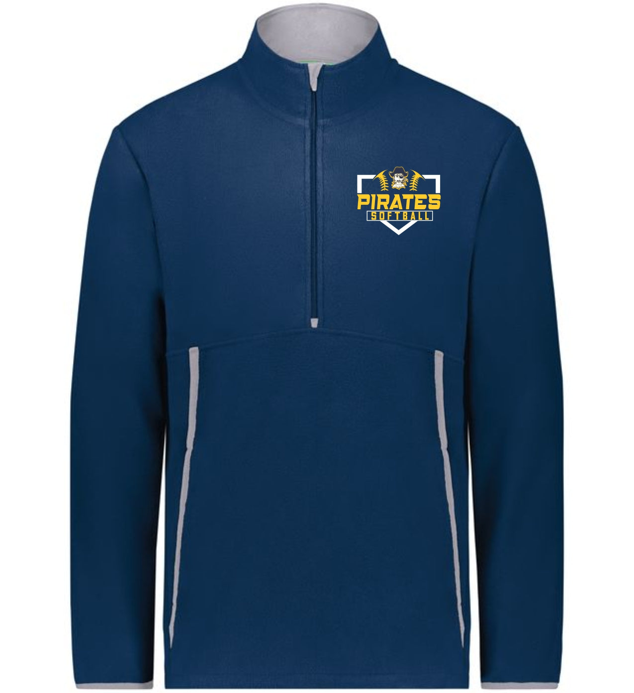 Pirate Softball - Chill Fleece 1/2 Pullover