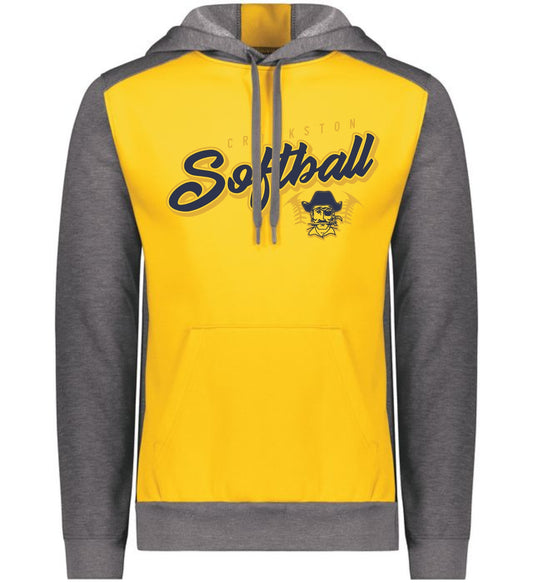 Pirate Softball -- Three Season Pullover Hoodie