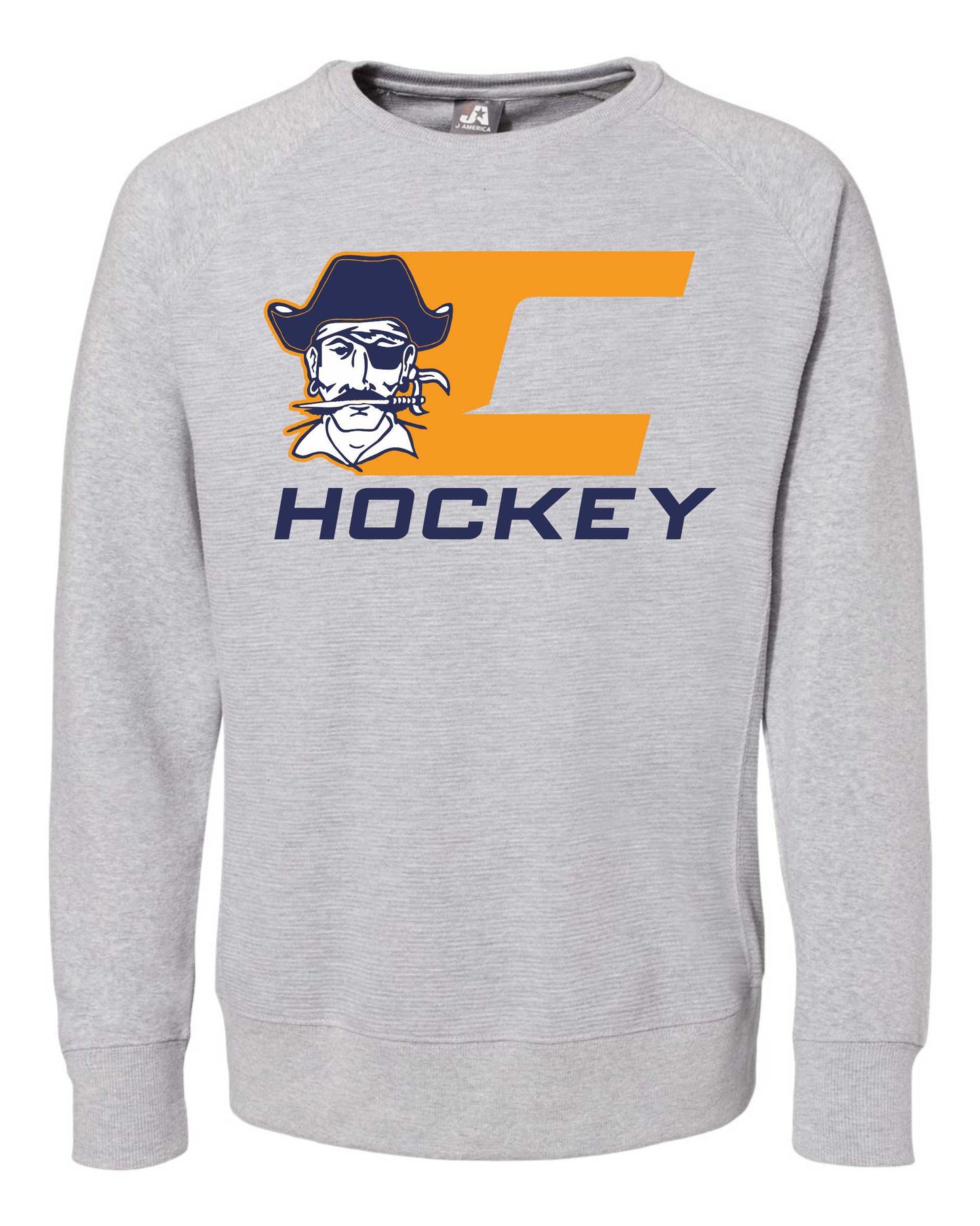 Pirate Hockey - Ripple Fleece Raglan Crewneck