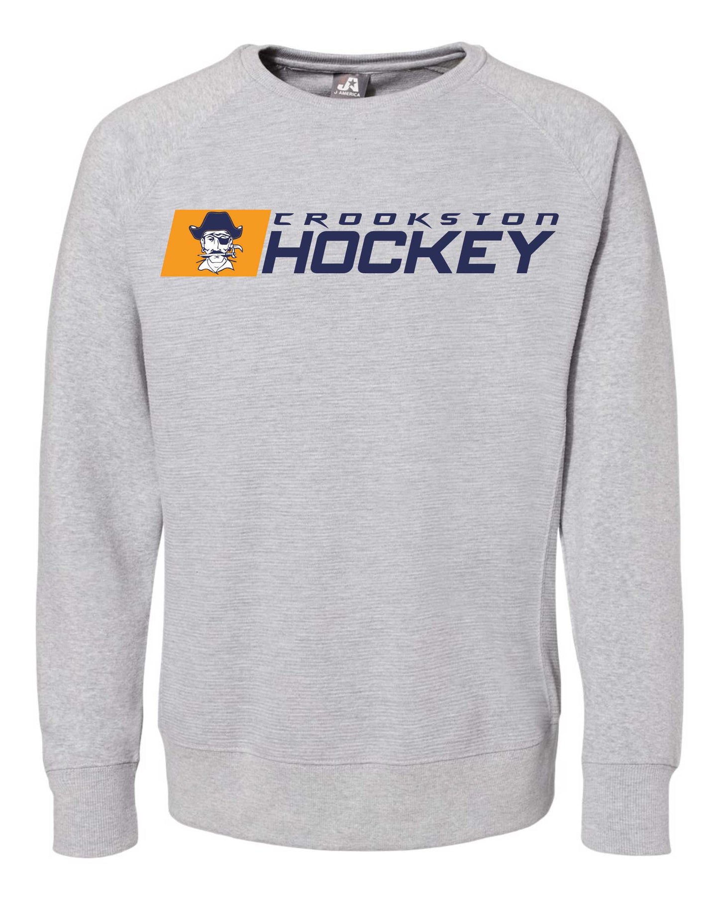 Pirate Hockey - Ripple Fleece Raglan Crewneck