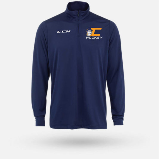 Pirate Hockey - CCM 1/4 Zip T-Shirt Adult