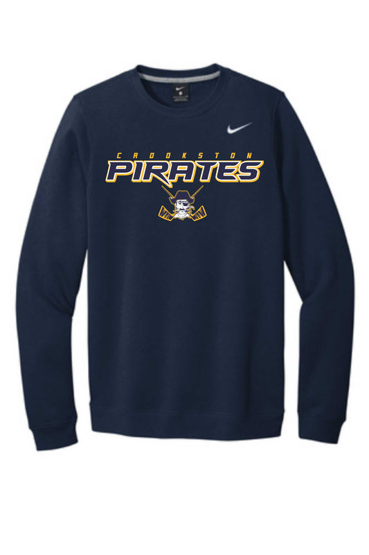 Pirate Hockey - Nike Club Fleece Crew