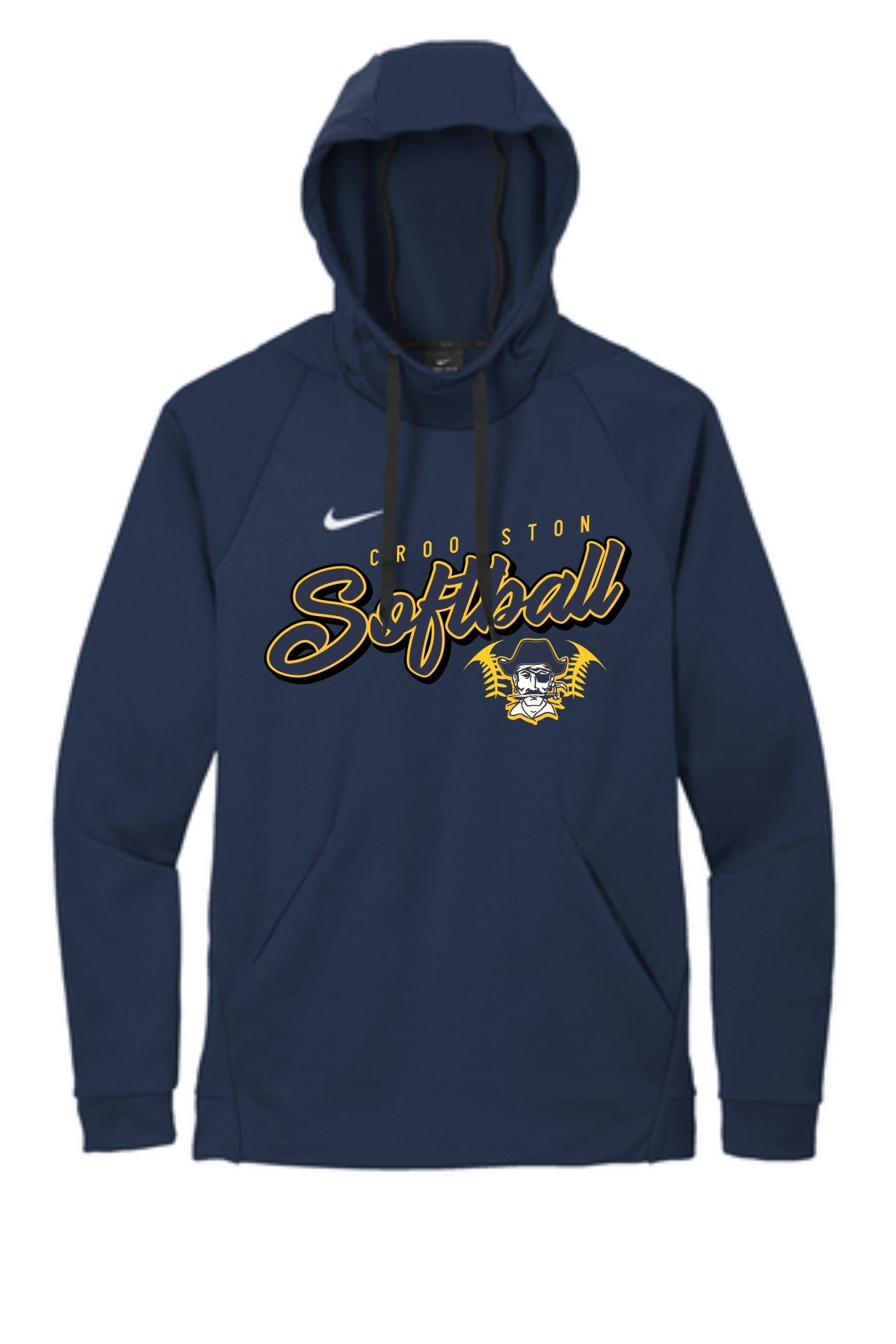 Pirate Softball --Nike Therma-FIt Hoodie