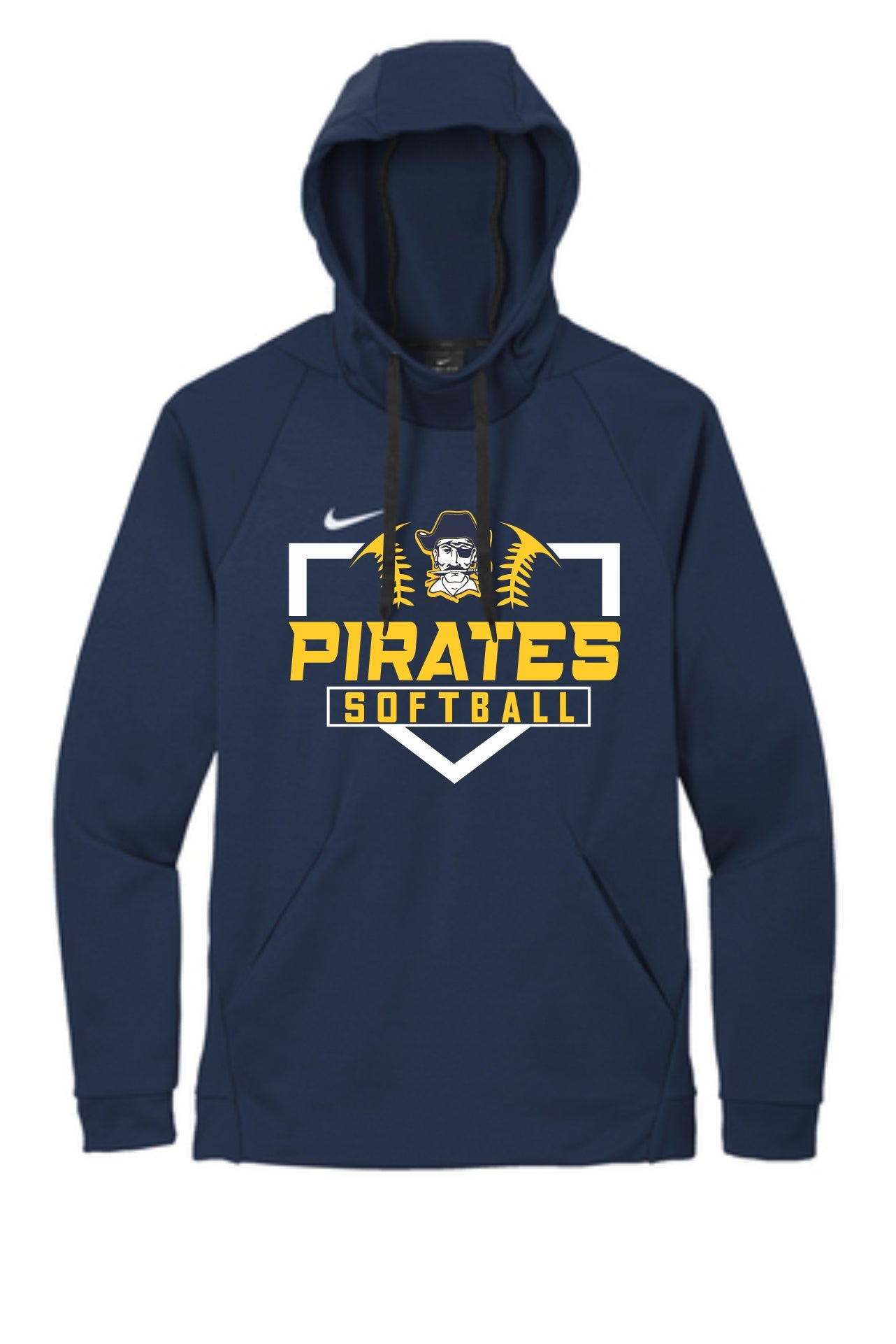 Pirate Softball --Nike Therma-FIt Hoodie