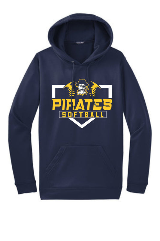 Pirate Softball -- Drive Fleece Hoodie