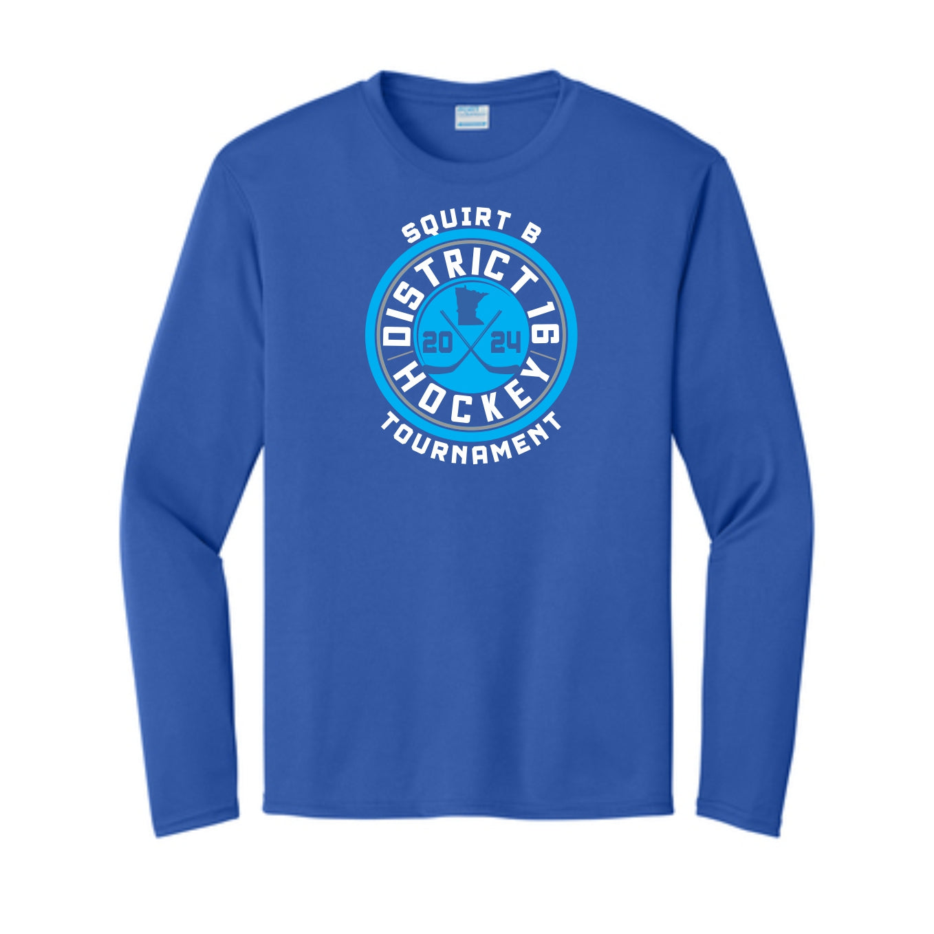District 16 Squirt B -- Long Sleeve -- Youth/Adult