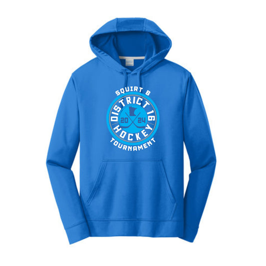 District 16 Squirt B -- Performance Hoodie -- Youth/Adult