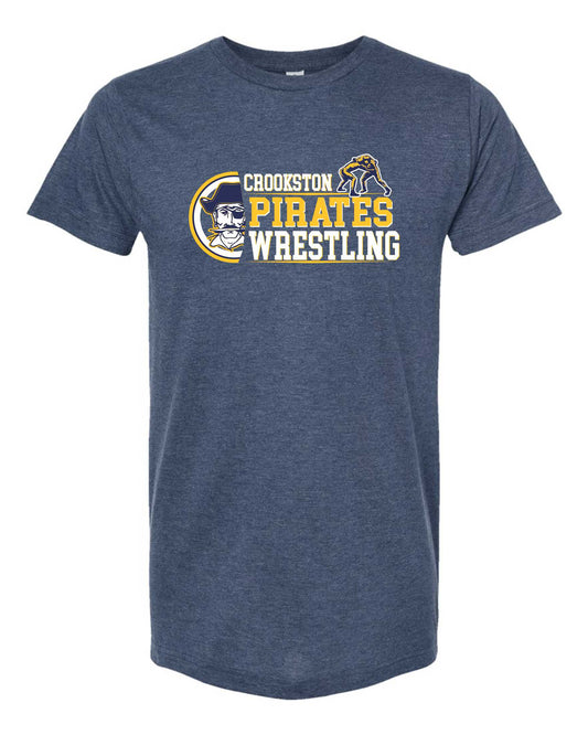 Pirate Wrestling - Tultex Ringspun Shirt