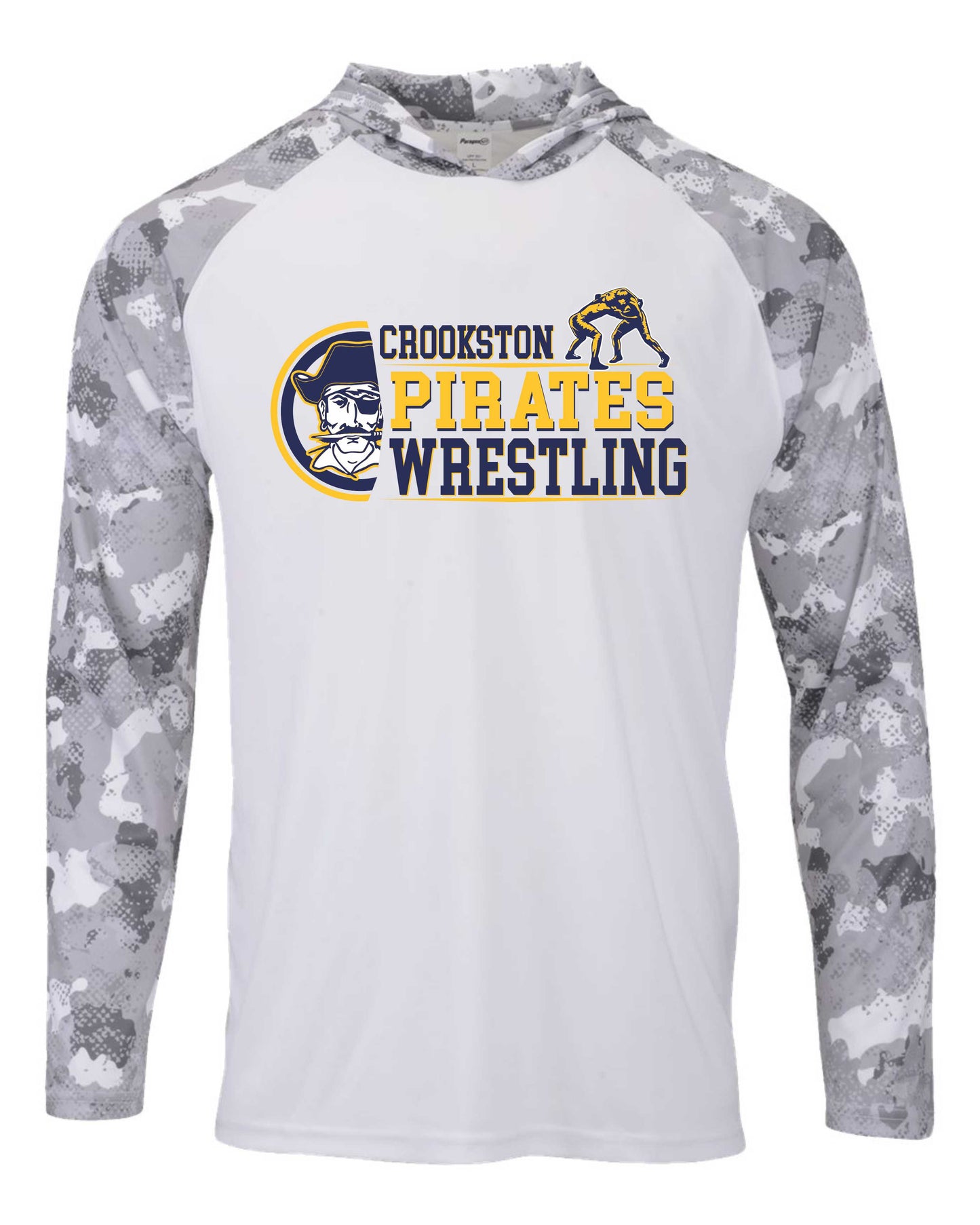 Pirate Wrestling -- Extreme Performance Hooded Shirt