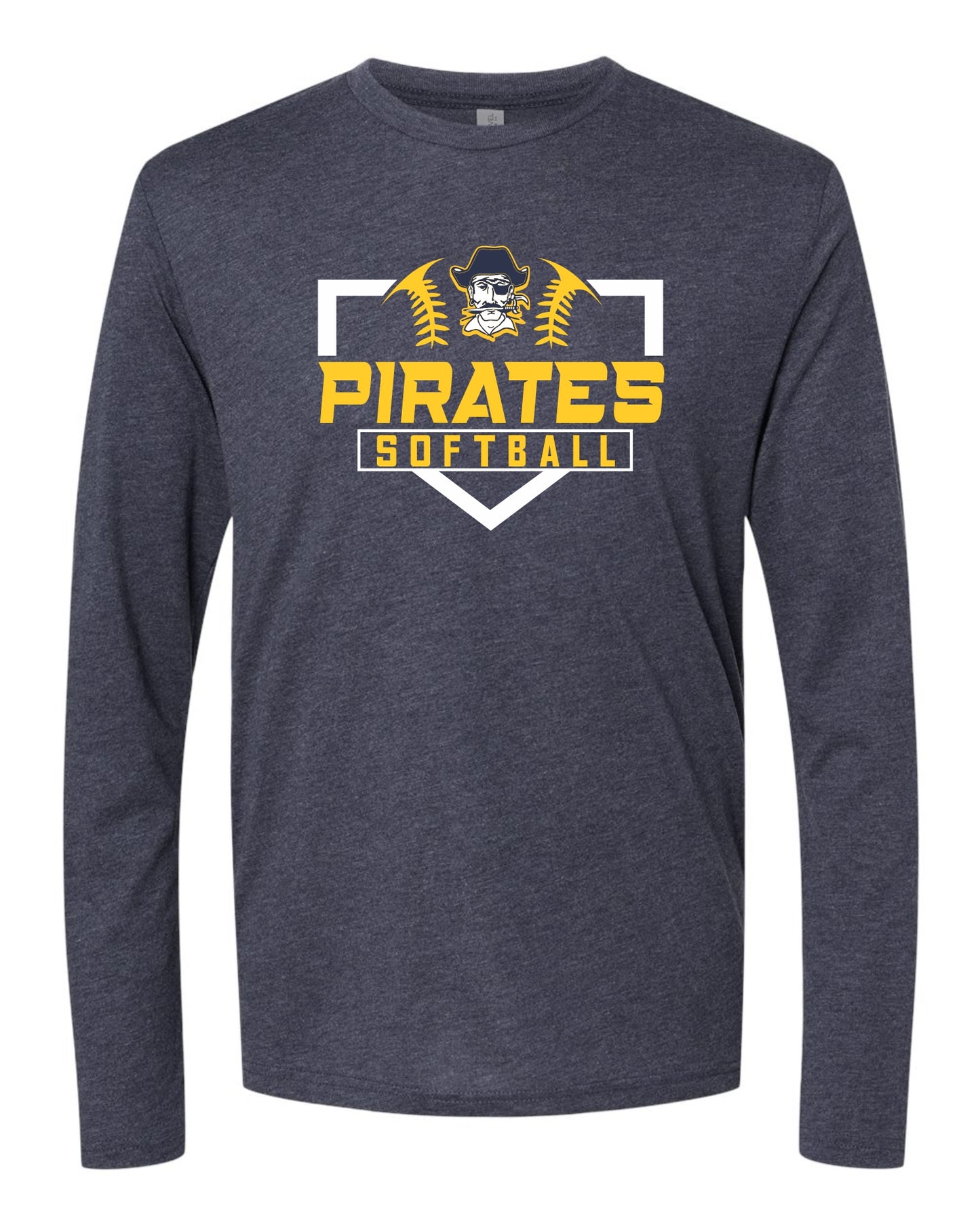 Pirate Softball -- Long Sleeve Shirt